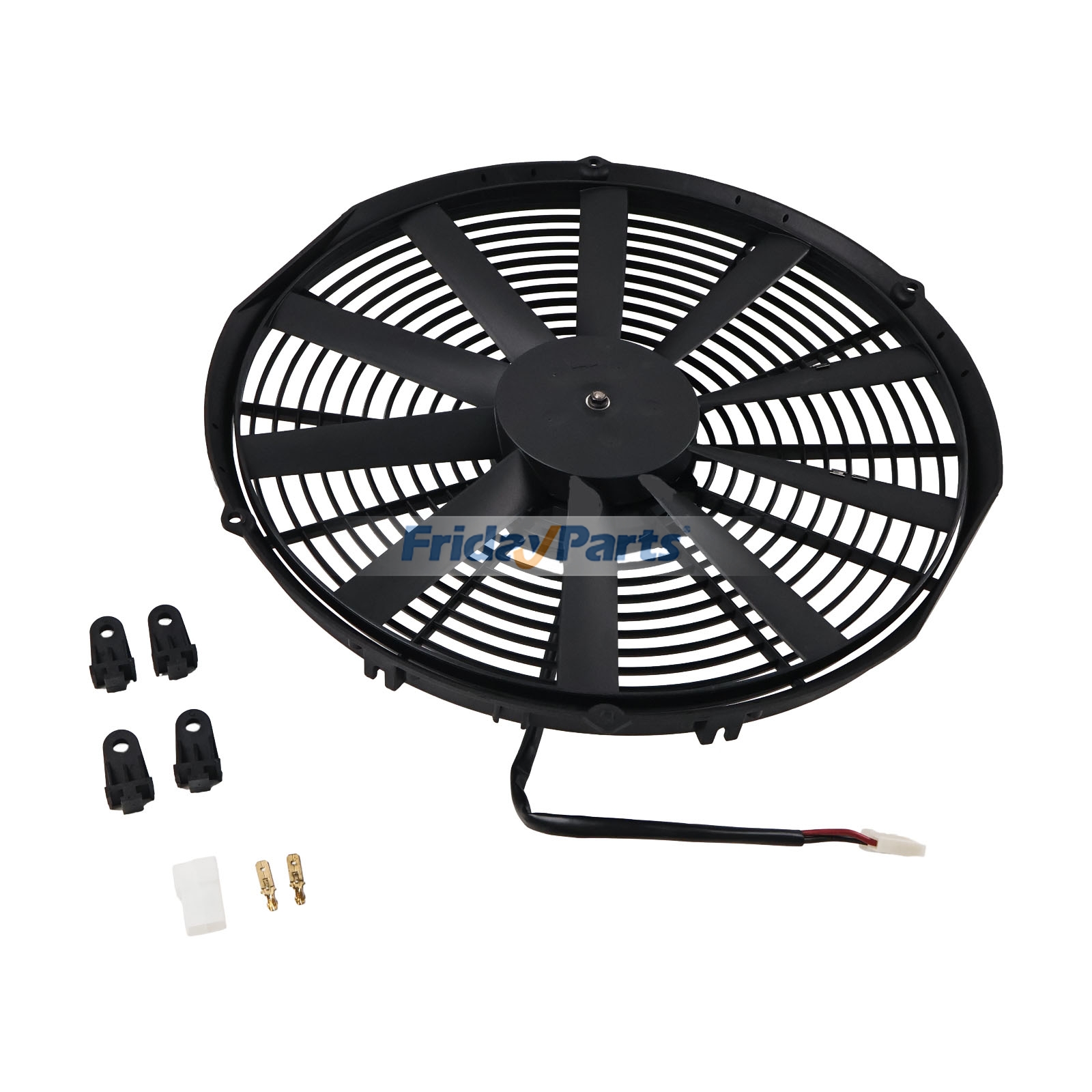 16" 12V Straight Blade Fan Replacement for Spal 30102120 VA18-AP70/LL-86A