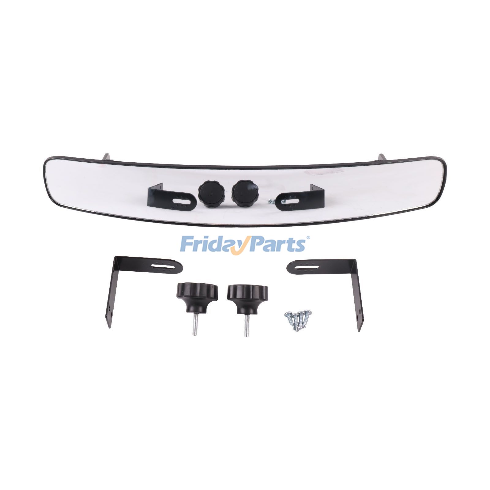 Rétroviseur de voiturette de golf 16,5 pouces pour EZGO Yamaha Club Car