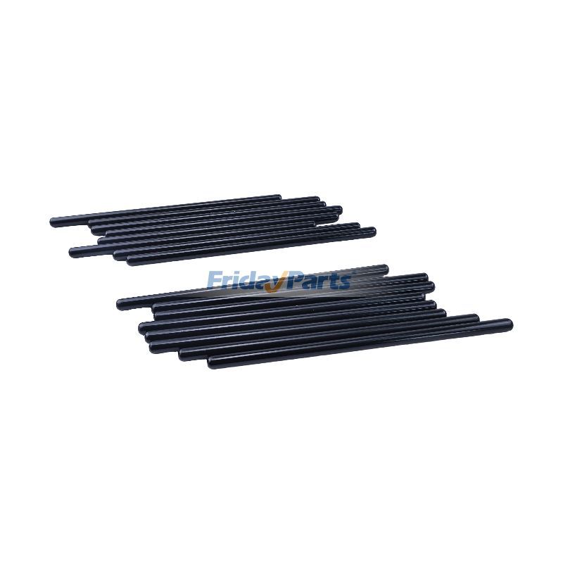 16 tiges de poussée chromées trempées 5/16" 7,300" pour GM LS1 LS2 LS3 LS6 L92 L99pourPour Chevrolet,Pour GMC,Pour Cadillac