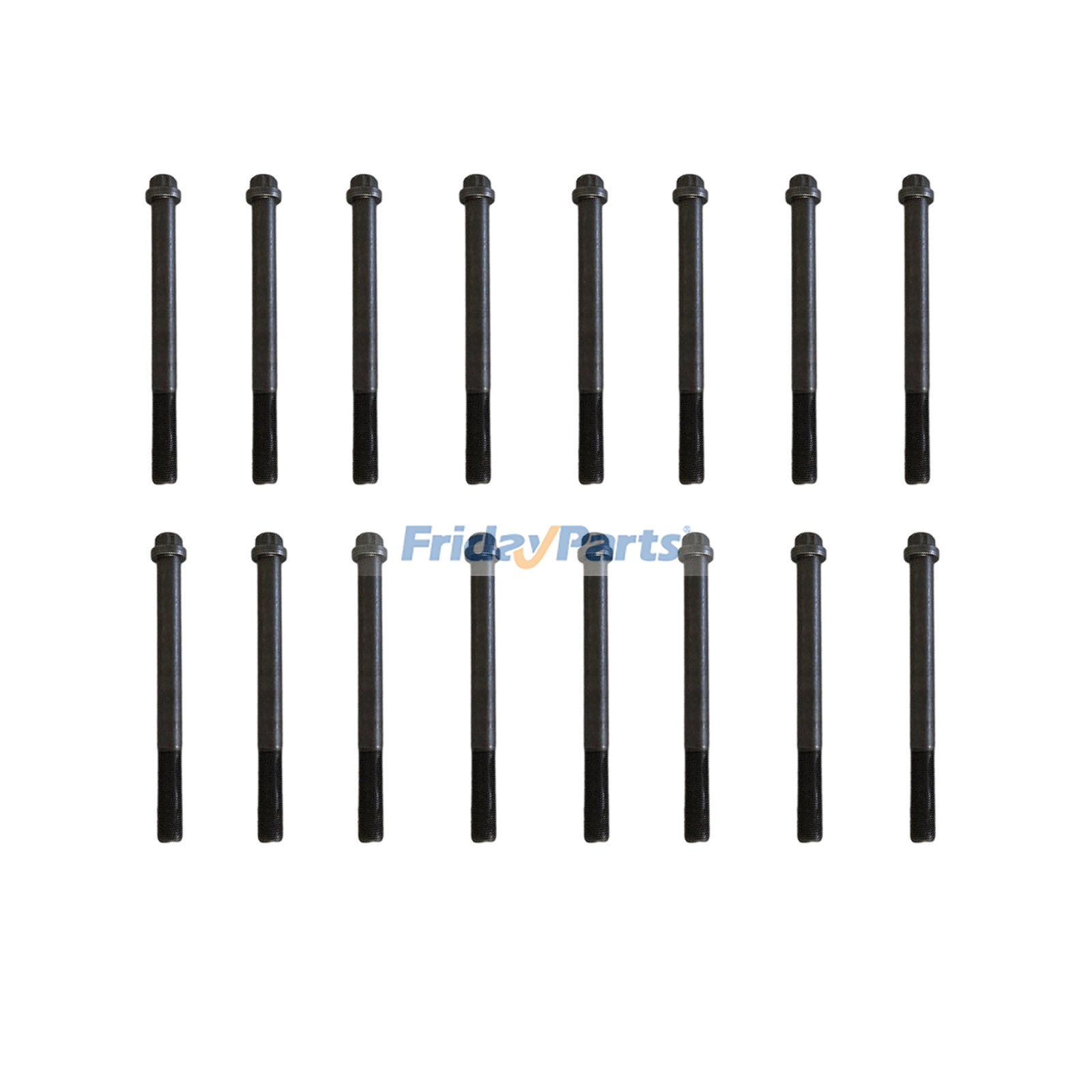 16 Pieces Cylinder Head Bolt 7N-1961 for Caterpillar CAT Engine 3508 3512 3516 Tractor 776D 784B 784C Generator G3512 G3516C