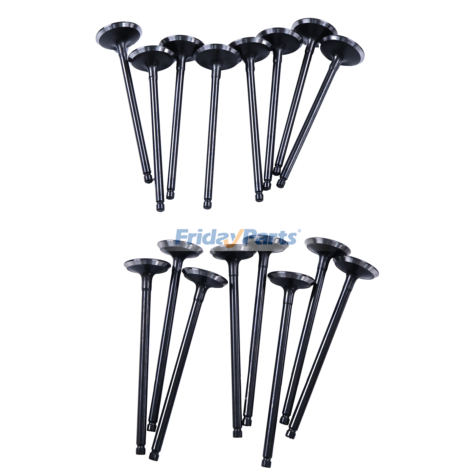 16 peças de válvulas de admissão e escape 13201-AA362 13202-AA371 para Subaru Baja Impreza Legacy Outback 1999-2012 SOHC EJ25 FridayParts