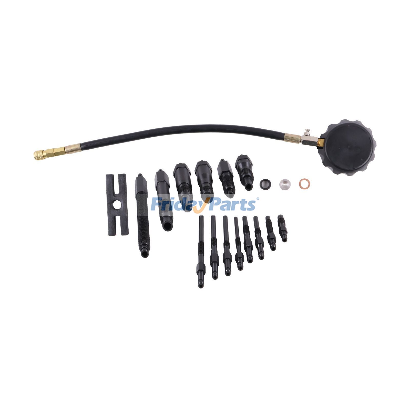 FridayParts Professional Diesel Engine Cylinder Compression Tester Tool Kit
