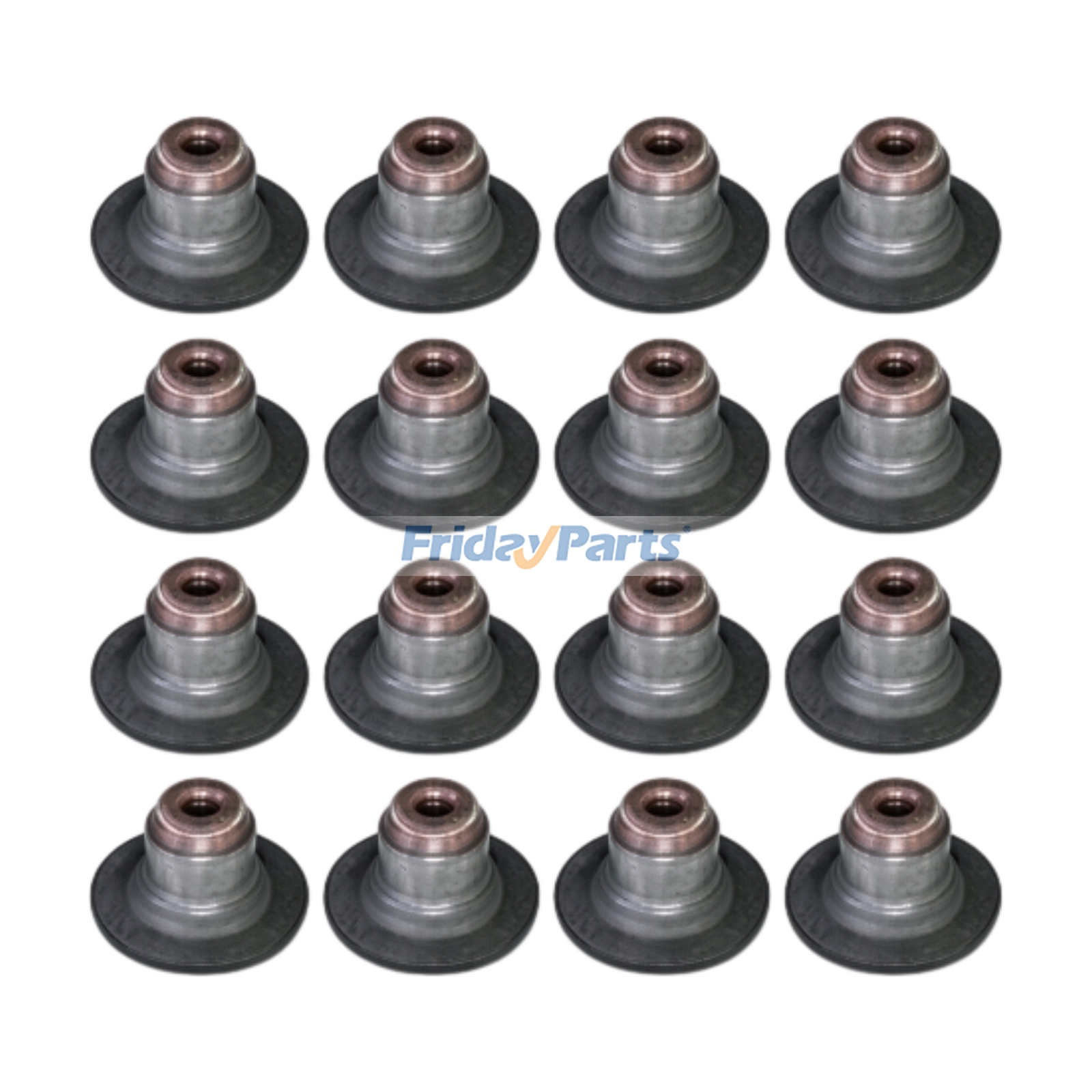 16 pezzi di guarnizioni per stelo valvola 5801700319 per motore FPT F5BFL413A F5GFL413A F5BFL413E caricatore CASE 580N 590SN TR340 TV450