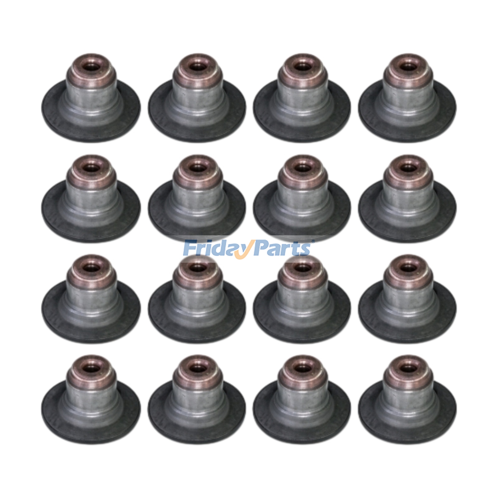 16 Pieces Valve Stem Seal ER5801700319 for FPT Engine F5GFL413J John Deere Tractor 5090GF 5100GN 5105GL 5115GF 5115GV