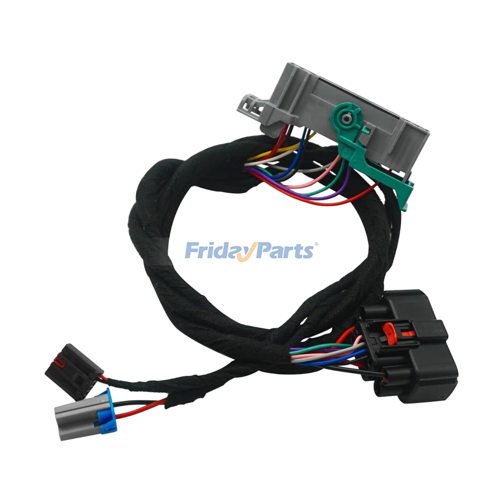 Umrüstkabelbaum für Notsitzbefestigung mit 16-poligem Stecker auf Mittelkonsole für Chevrolet Silverado und GMC Sierra LD 2500/3500 HD (2016–2019)