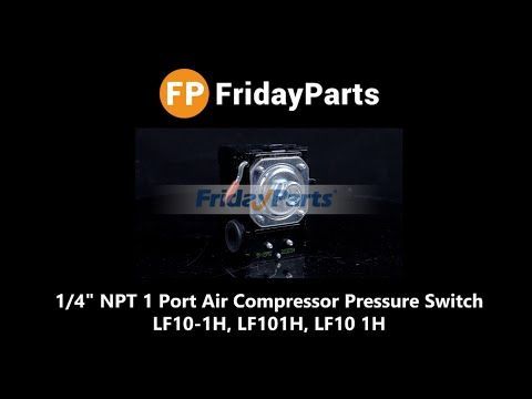 FridayParts 1/4" NPT 1 Port Pressure Switch for Lefoo