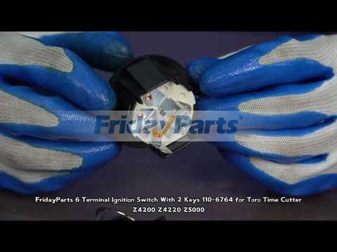  6 Terminal Ignition Switch With 2 Keys Time Cutter For Toro