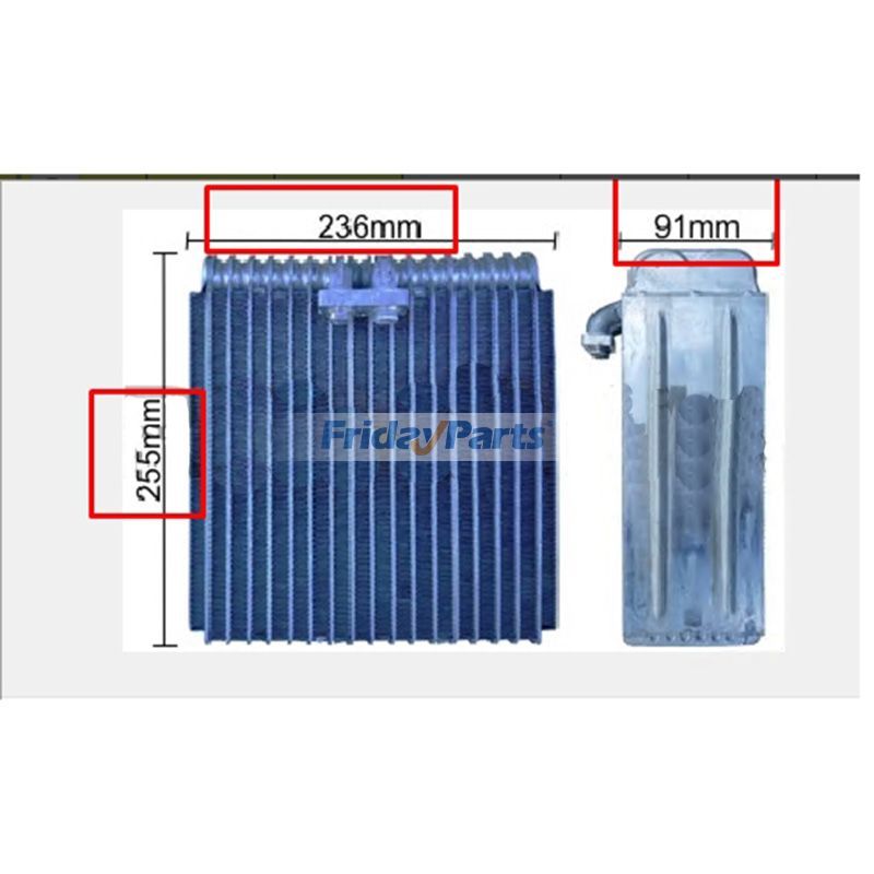 Evaporator PC220-6 PC250-6 PC600-6 WA180-3 WA350-3 D375A-5 for Loader