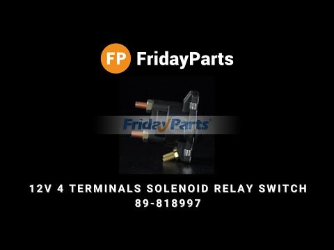 Compra Interruptor de relé solenoide de 4 terminales y 12 V 89-818997A1 para Yamaha Mercury Marine 20HP-90HP en Fridayparts