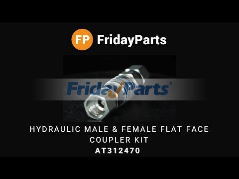 FridayPartsの油圧オス＆メスフラットフェイスカプラキット 110 410G 310G 310SG