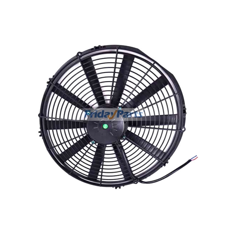 Ventilador de aspas rectas de 16" y 12 V, repuesto para Spal 30102120 VA18-AP70/LL-86A