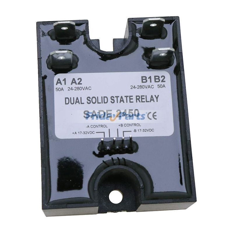 Relais de puissance 17-32 V CC SADE 2450 SADE2450 SSR 50 A 2 pôles
