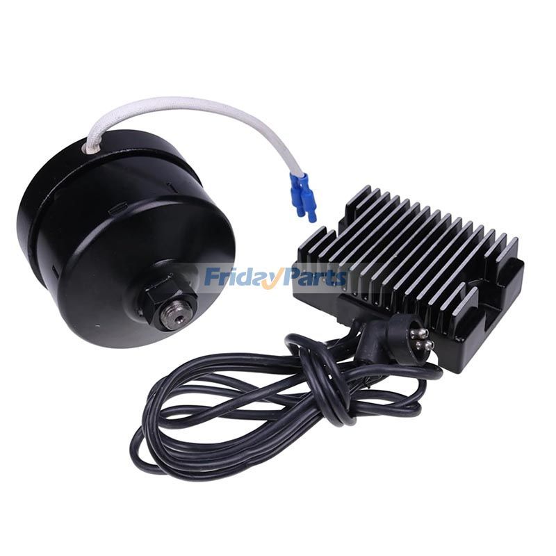 17 AMP 12 Volt Alternator Generator Conversion Kit 32-0371 for Harley Davidson G XL FL W