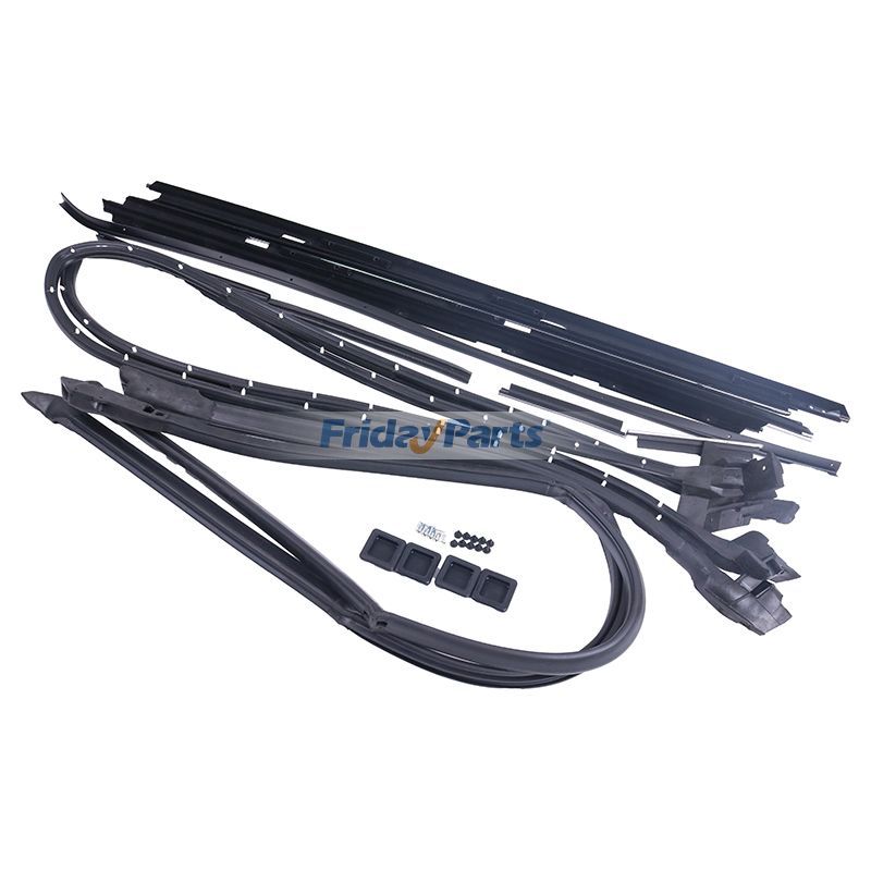 17 Pcs Door Tailgate Weatherstripping Seal Kit for Chevrolet El Camino GMC Caballero