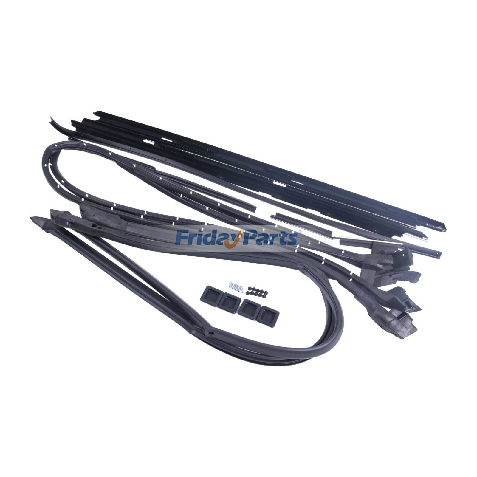 17 Pcs Door Tailgate Weatherstripping Seal Kit GMC for Vehicle
