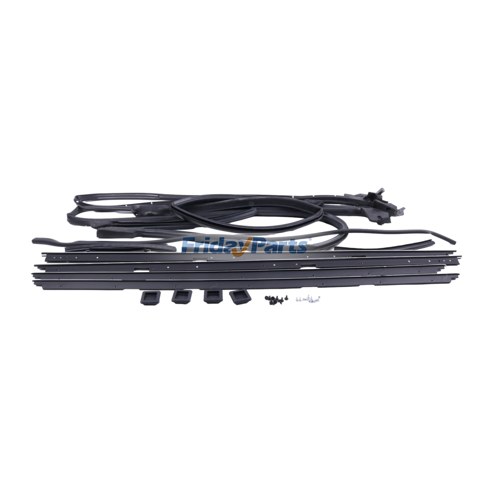 FridayParts 17 Pcs Door Tailgate Weatherstripping Seal Kit GMC