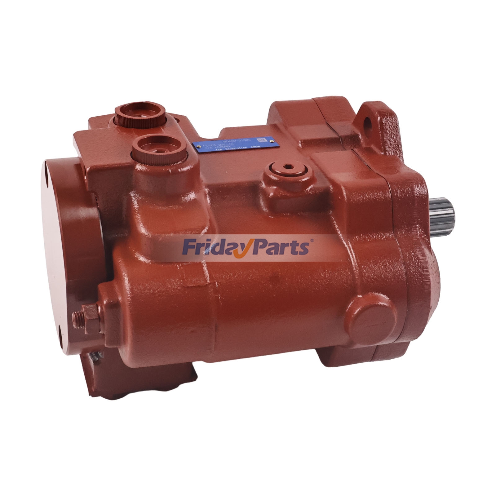 Bomba hidráulica PSVD2-21E de 17 dientes, número de pieza 20630-32101, para excavadora Kubota KX121-2. de FridayParts