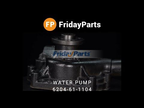 Repuesto Bomba de agua 6204-61-1110 para motor Komatsu 4D95L-1P 4D95L-1Q 4D95L-W-1C 4D95L-W-1D 4D95S-W-1J compatible con Pala cargadora Para KOMATSU FridayParts
