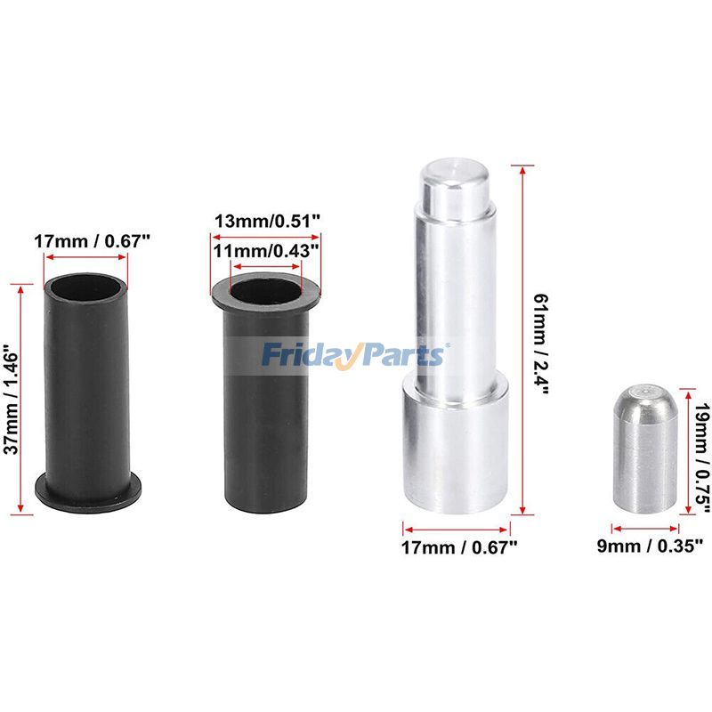 Guides de goupille de porte et outil de retrait de bague de porte de FridayParts