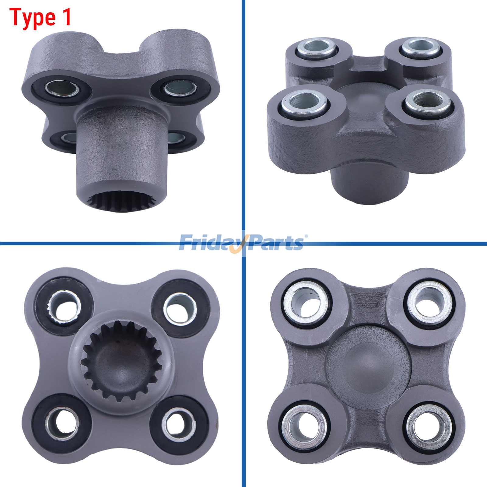 Loader 17T Splined Hydraulic Pump Coupler