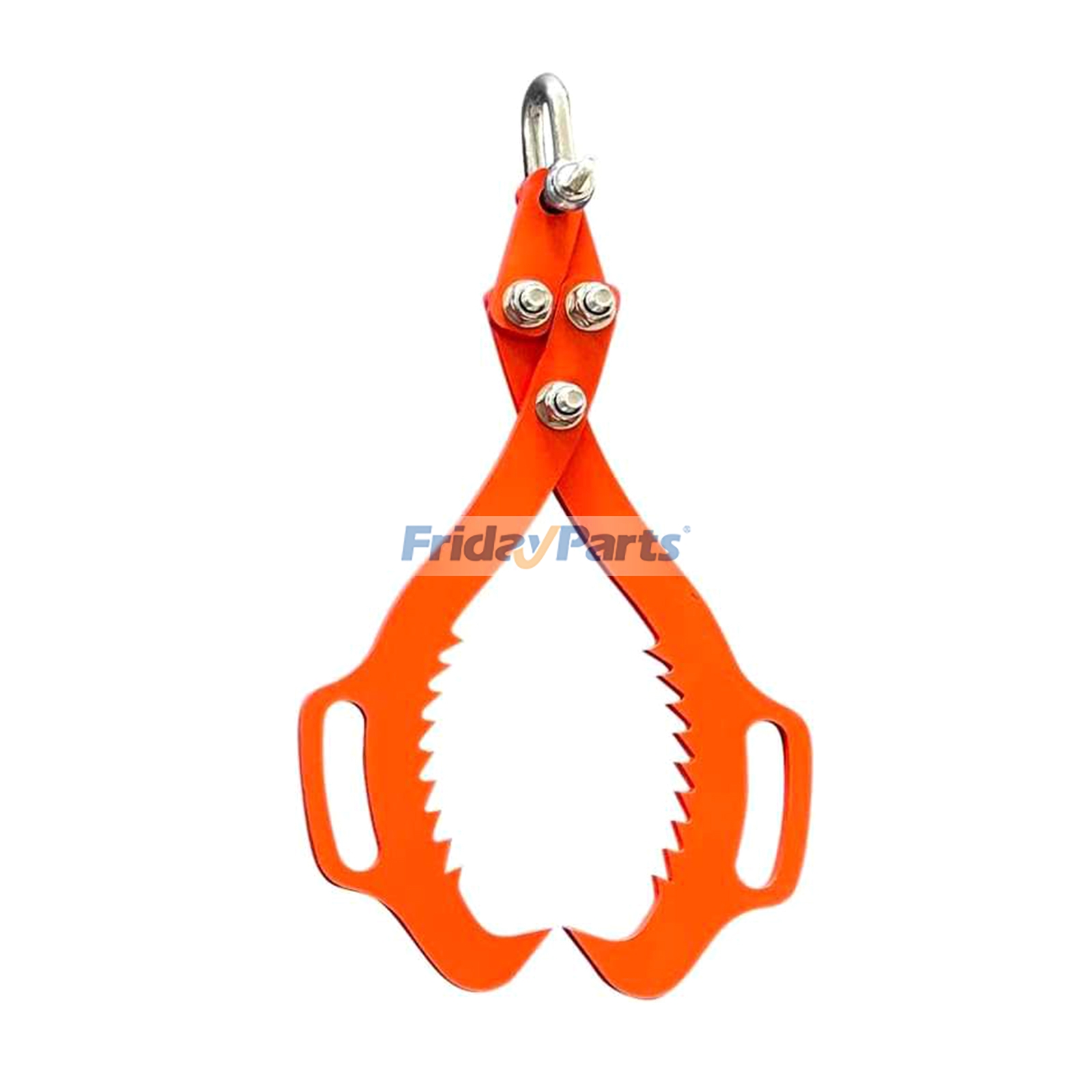Pinza para troncos de alta resistencia de 18 pulgadas con 2 garras dentadas. Tenazas para madera para levantar, deslizar y manipular troncos con tractor, excavadora, ATV, UTV o camión. para ATV/UTV,Excavadora,Camión todoterreno,Tractor,Camión,Vehículo utilitario