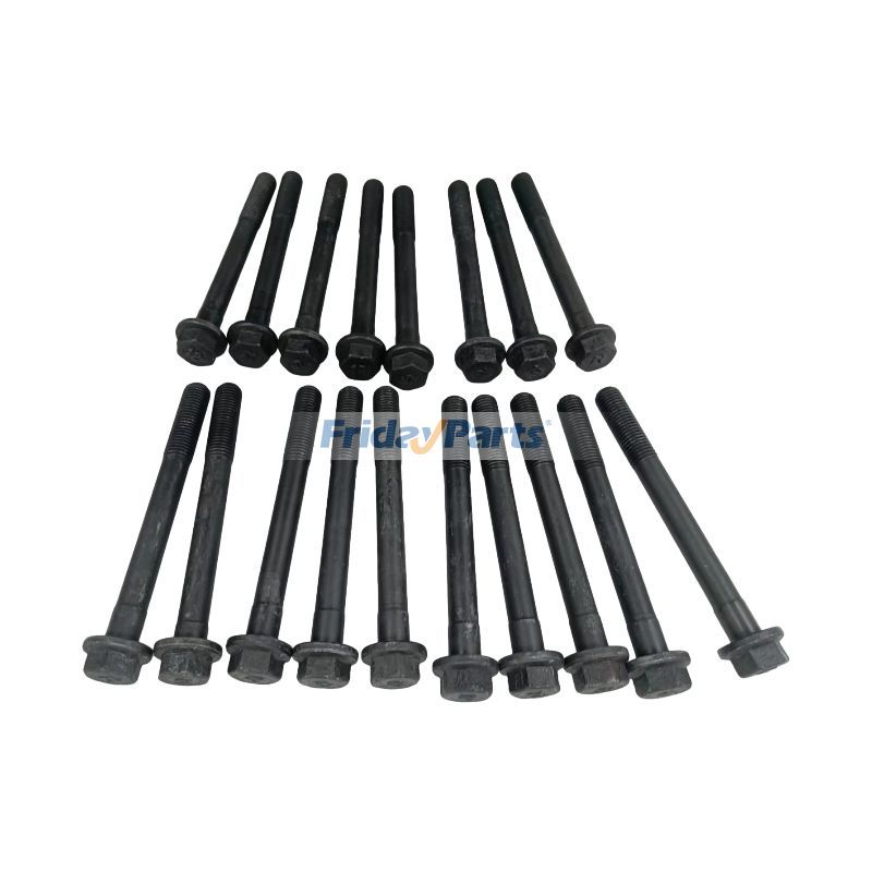 18 PCS Cylinder Head Bolt 129150-01200 for Yanmar Engine 4TNE84 4TNE88 ...