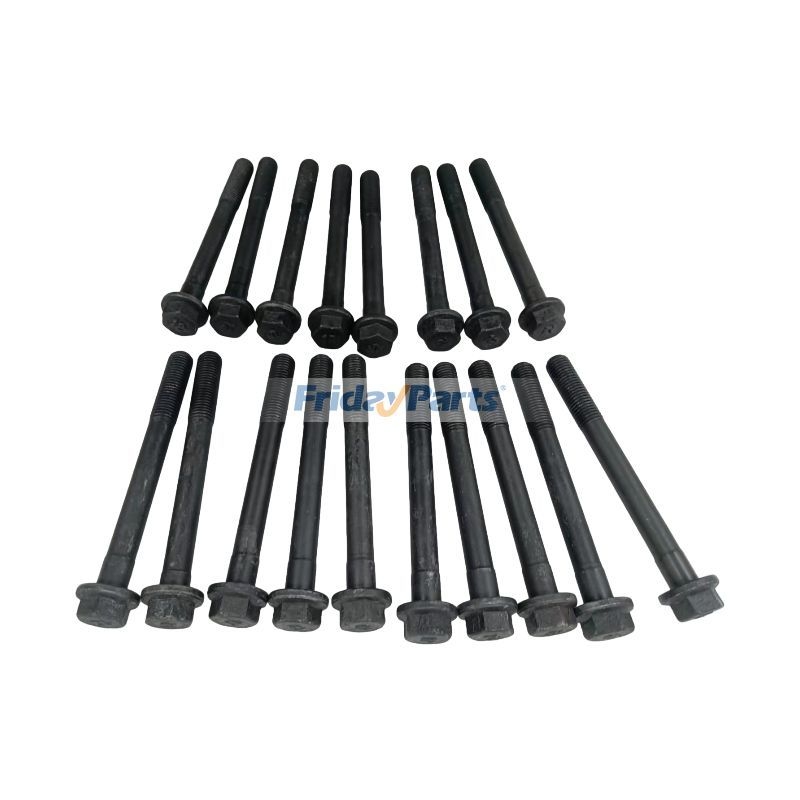 18 PCS Cylinder Head Bolt 129150-01200 for Yanmar Engine 4TNE84 4TNE88 ...