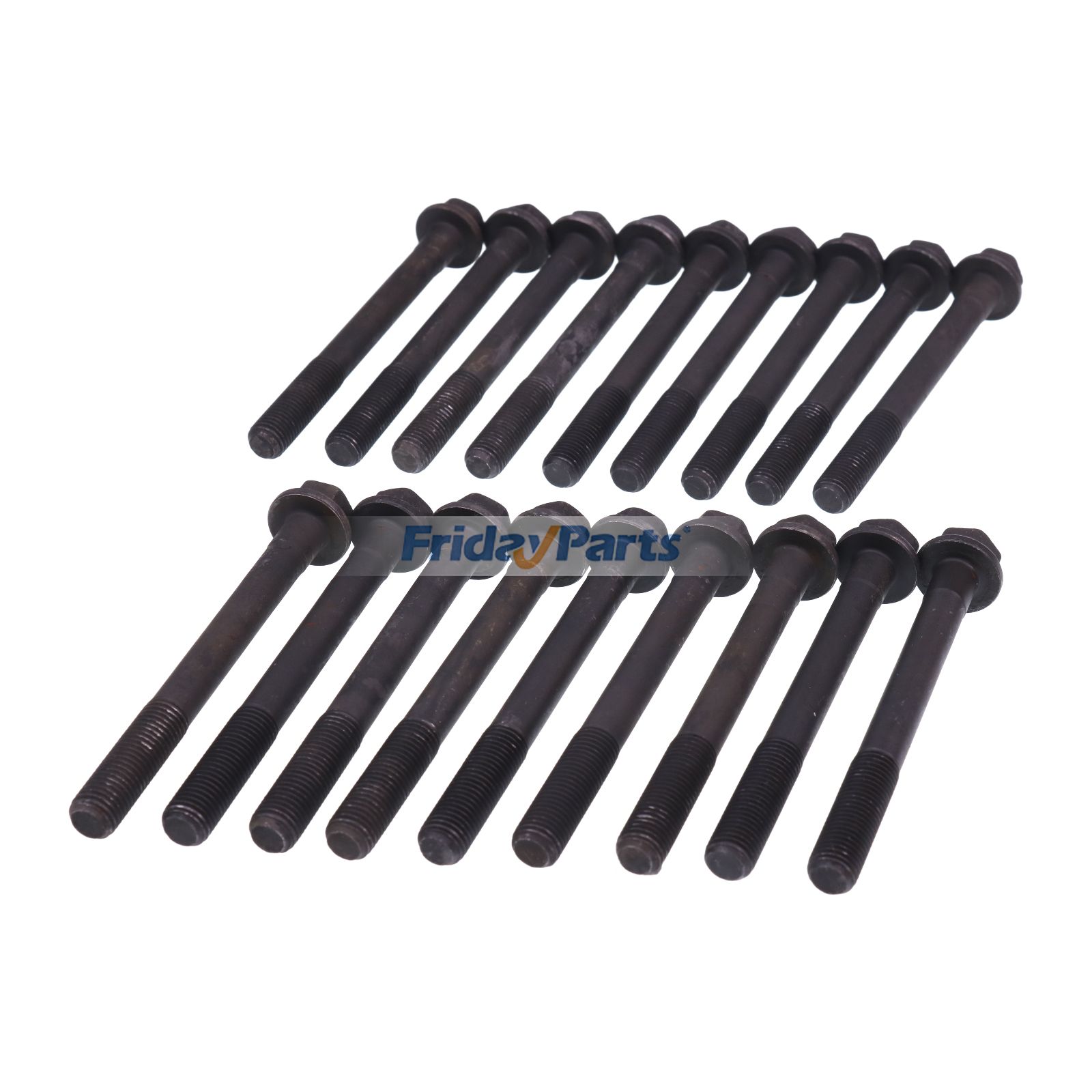 18 PCS Cylinder Head Bolt YM129150-01200 for Komatsu Engine 4D84-2 4D84E-3 4D88E-3