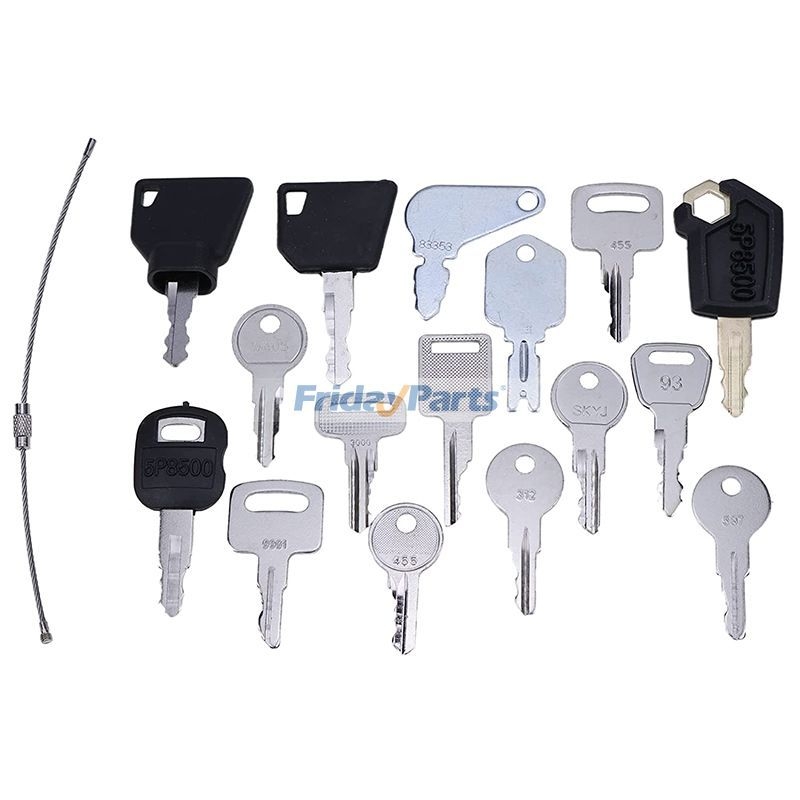 18 Pcs Ignition Key for JLG JCB Snorkel Genie Skyjack Terex Caterpillar ...