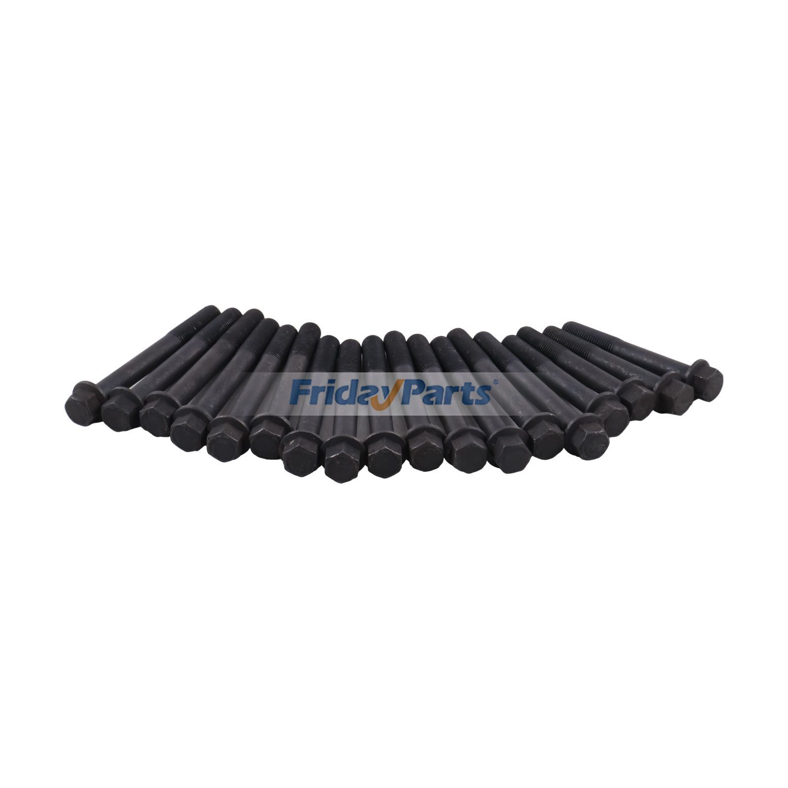 Lot de 18 boulons de culasse 156-6988 pour moteur Caterpillar CAT 3013, 3014, 3024, 3034, 3013C, 3024C, C1.1, C1.5, C2.2, excavatrice 302.5, 303.5, 304.5pourPour CAT