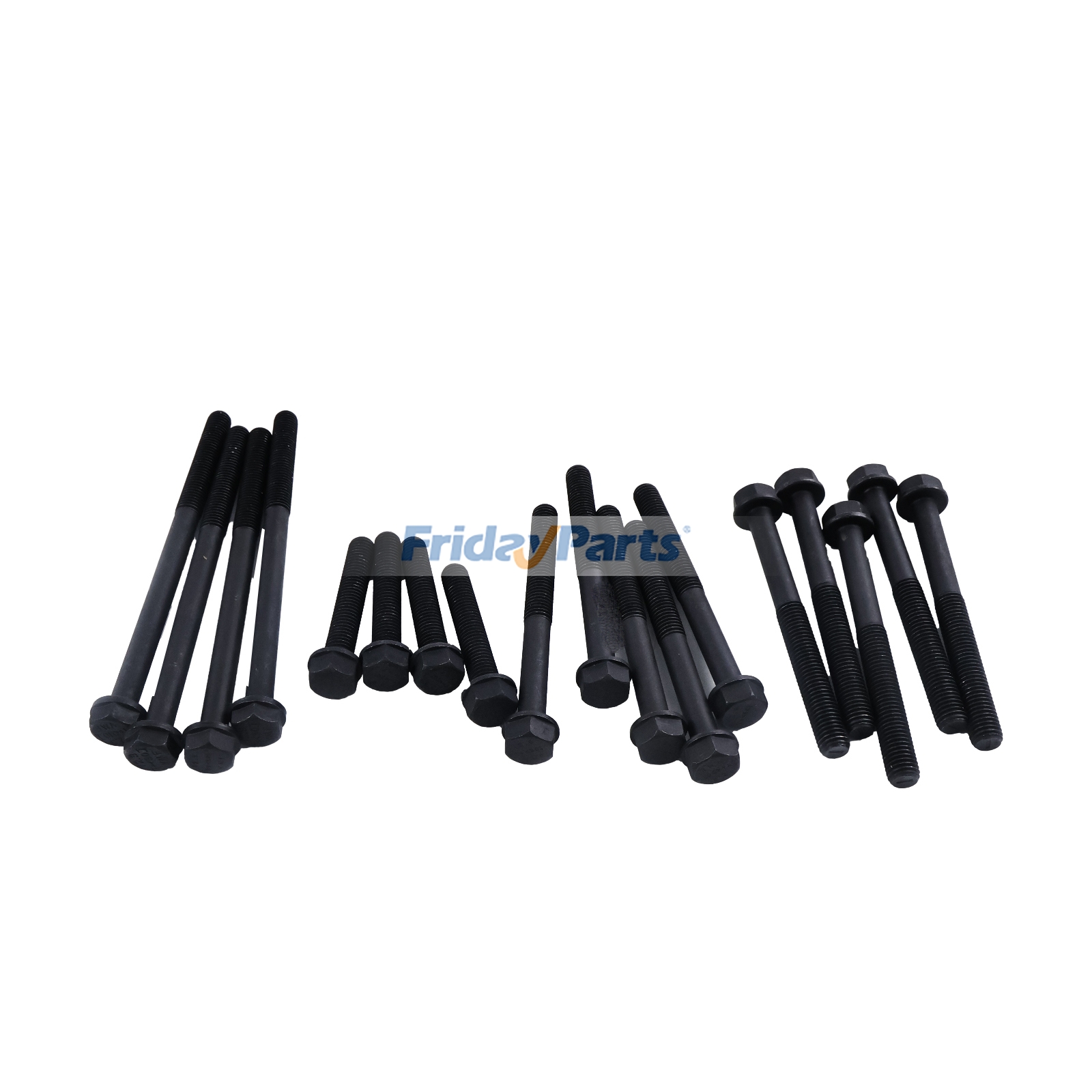 18 Pieces Cylinder Head Bolt 3920779 3920780 3920781 for Cummins Engine B3.9 4B3.9 6B5.9 QSB5.9G ISB6.7 ISB5.9G ISB3.9 B5.9 N14 ISBE QSB4.5