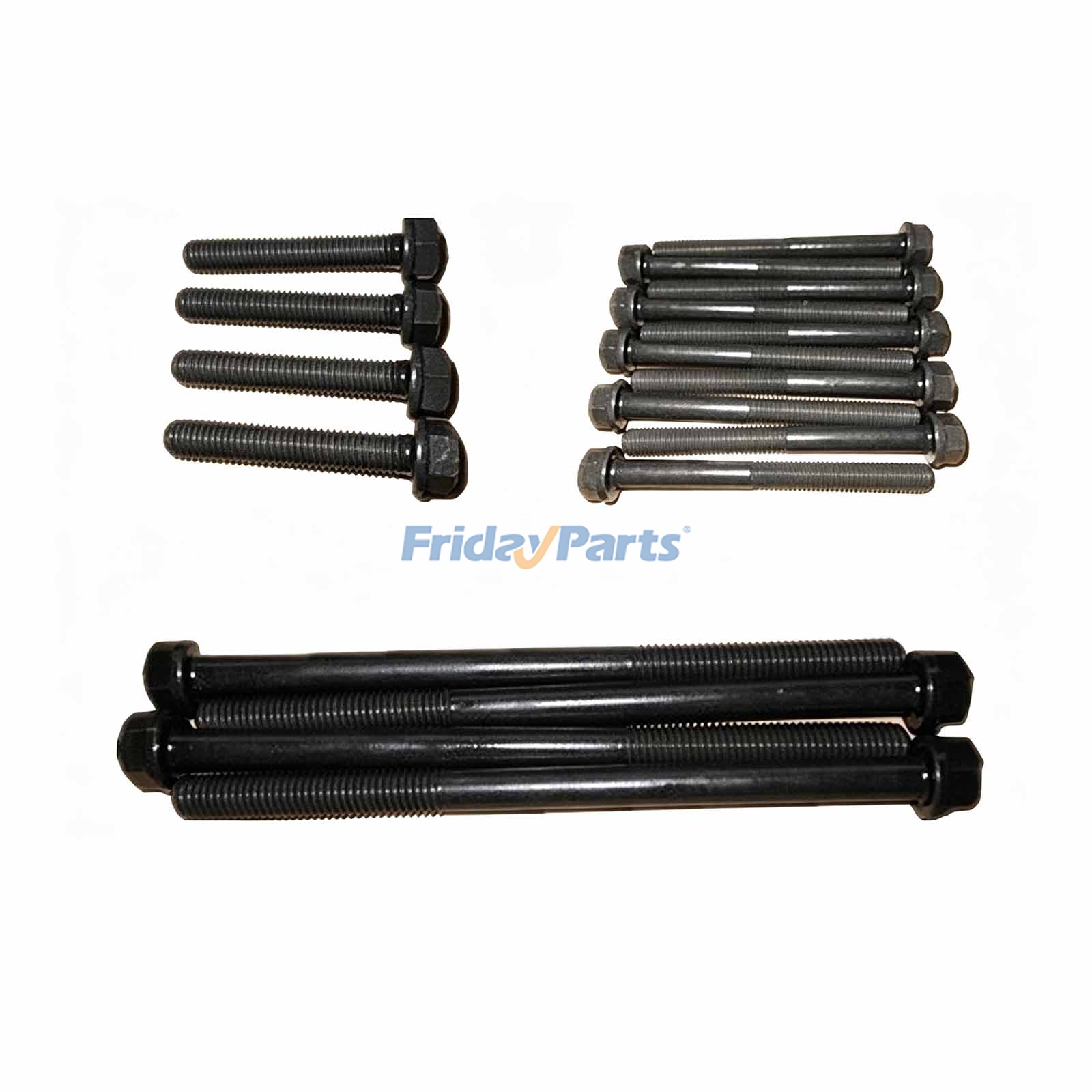 18 Pieces Cylinder Head Bolt SA3920779 SA3920780 SA3920781 for Volvo Excavator EC140 KEC150 EC210 EW170 EW180 KEW130