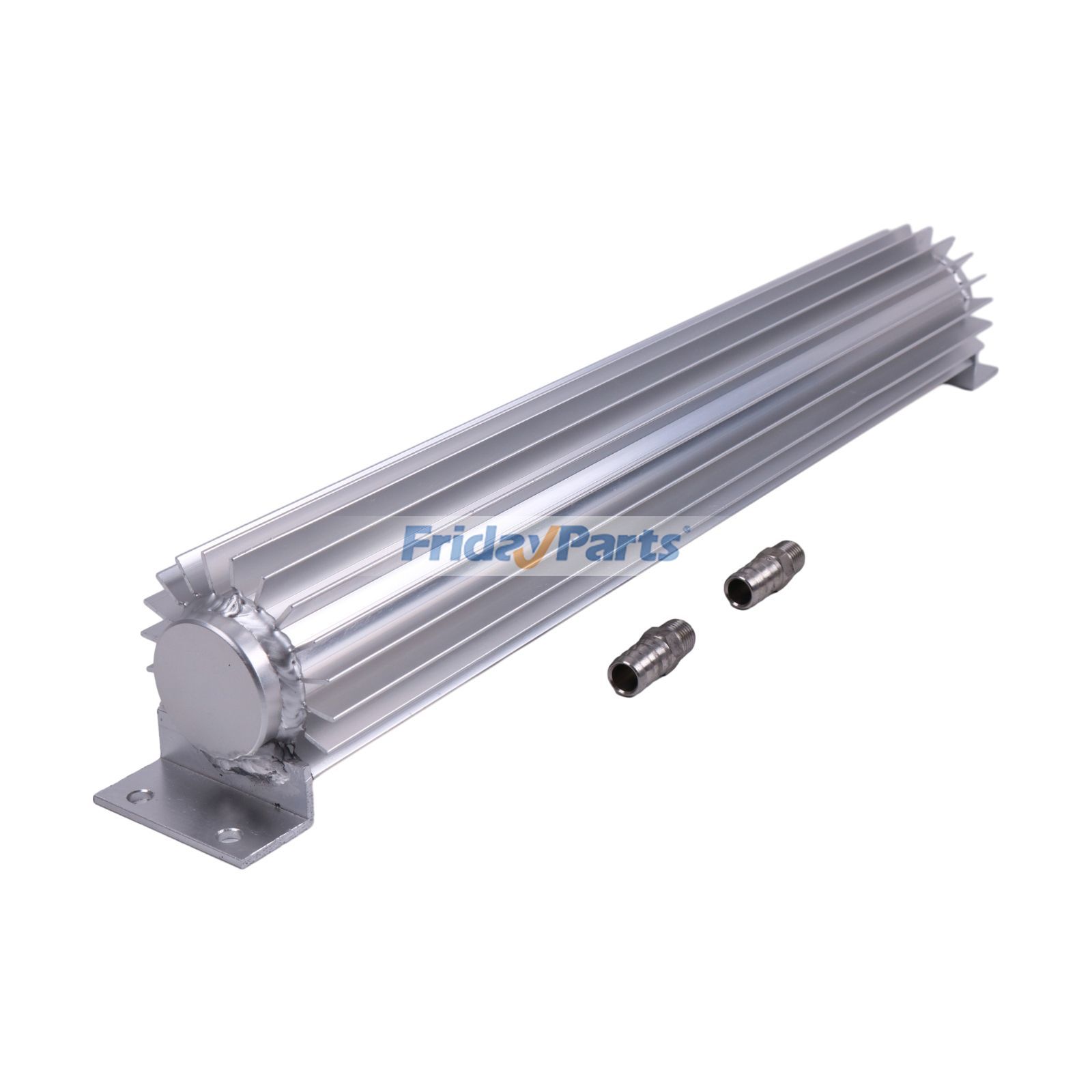 Refroidisseur d'huile de transmission universel à ailettes en aluminium à double passage de 18 pouces