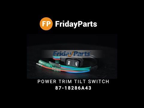 Boîtier de commande à distance pour interrupteur d'inclinaison et de trim électrique hors-bord de FridayParts