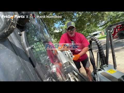 Flat Face Male Hydraulic Coupler For BOBCAT Loader