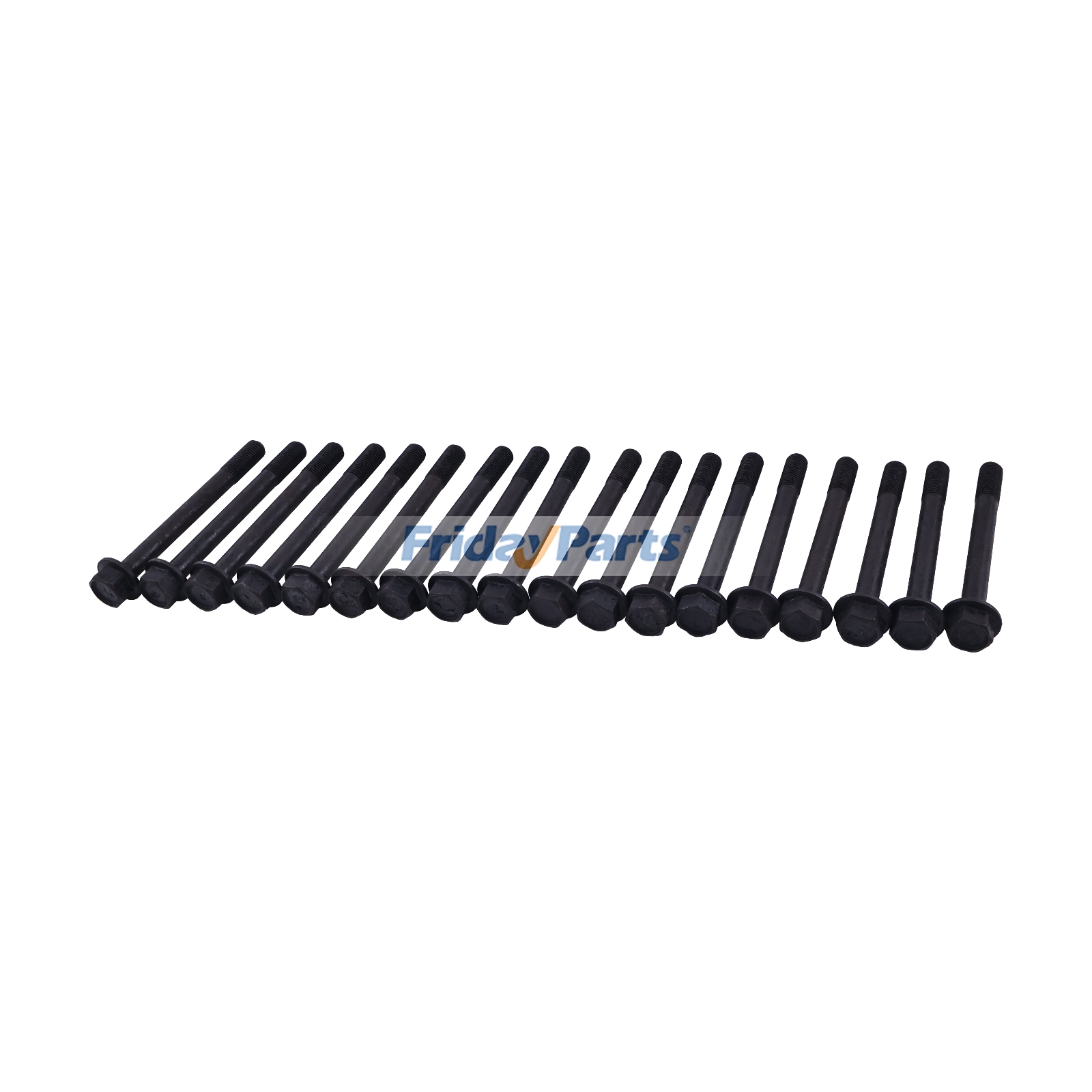 Conjunto de 18 parafusos de cabeçote YM129900-01200 para motor Komatsu 4D92E 4D94LE 4D98E, escavadeira PC75R-2 PC80MR-5 SOLAR 75-V SOLAR 55W-V PW75-1 para Escavadora 