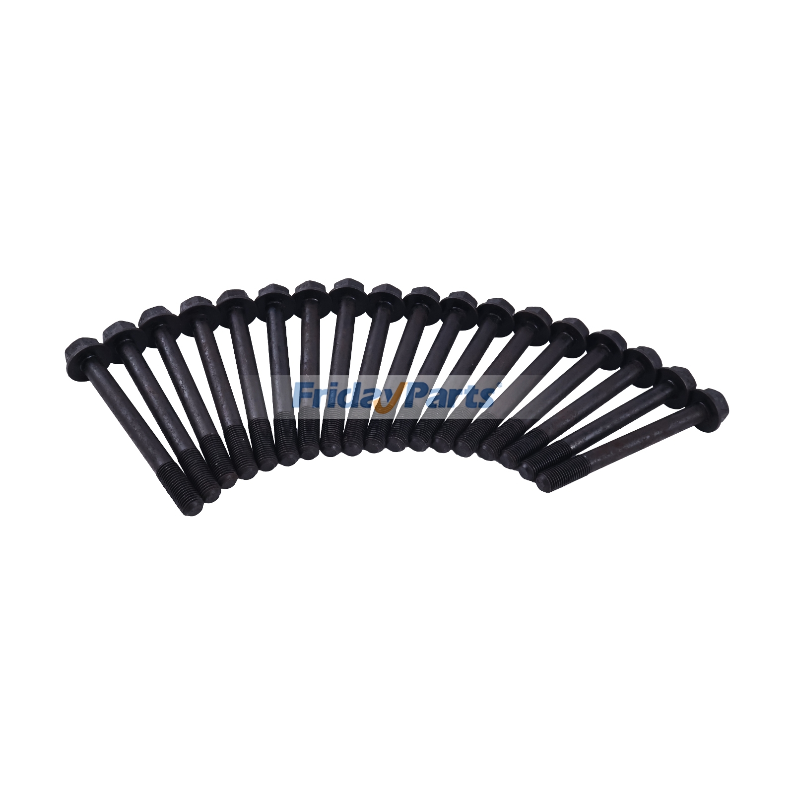 Conjunto de 18 parafusos de cabeçote YM129900-01200 para motor Komatsu 4D92E 4D94LE 4D98E, escavadeira PC75R-2 PC80MR-5 SOLAR 75-V SOLAR 55W-V PW75-1