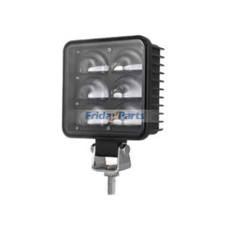 18W 10-80V M8 Gewinde U-förmige rote Warnleuchte für Gabelstapler