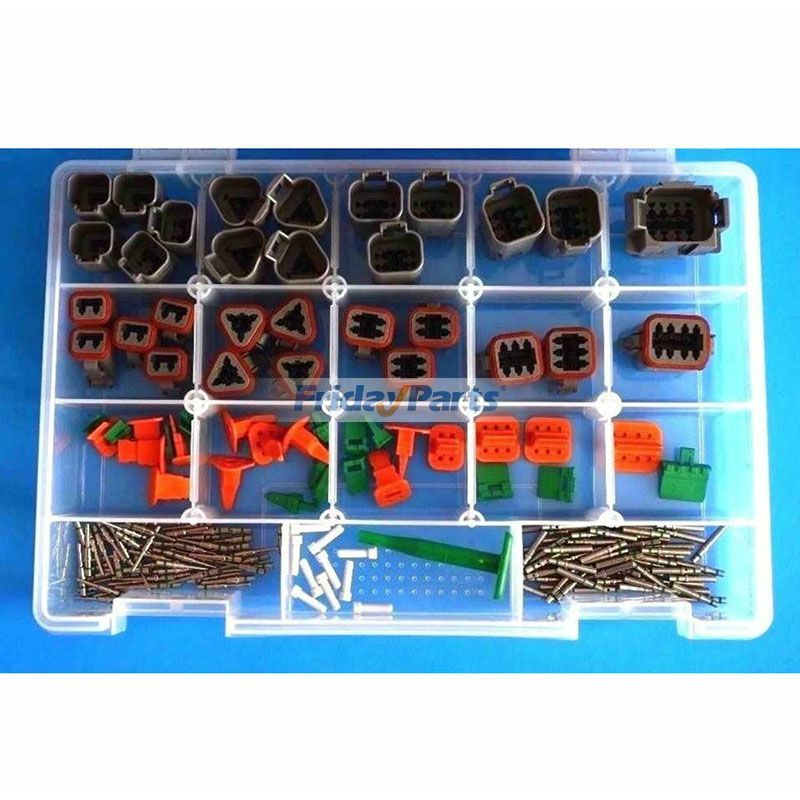 Kit de conector Deutsch DT de 191 piezas para kit de contactos sólidos de 14-16 AWG