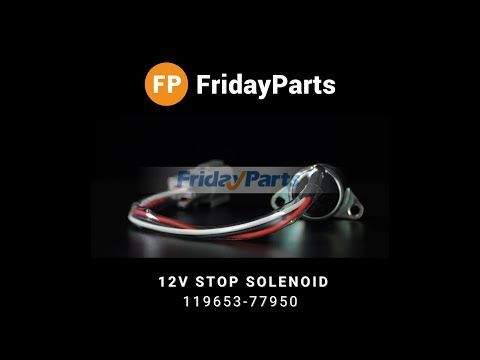 FridayParts Fuel Shut off Stop Solenoid Valve