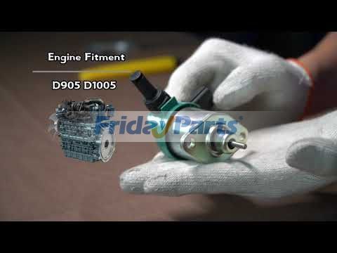 12V Fuel Shutoff Solenoid 130905 for Kubota Engine D905