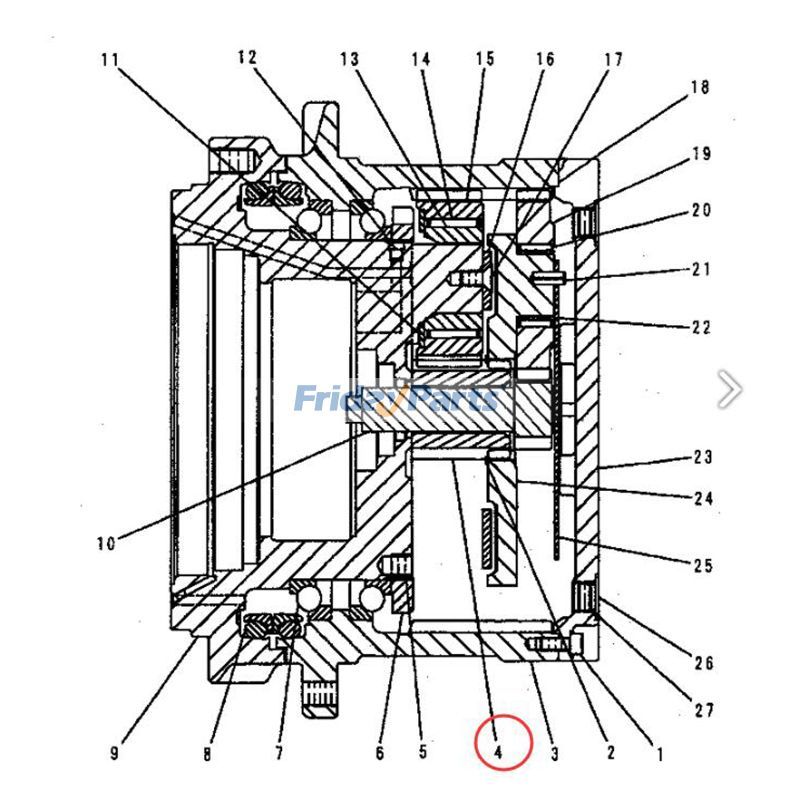 19T Sun Gearerpillar CAT for Excavator