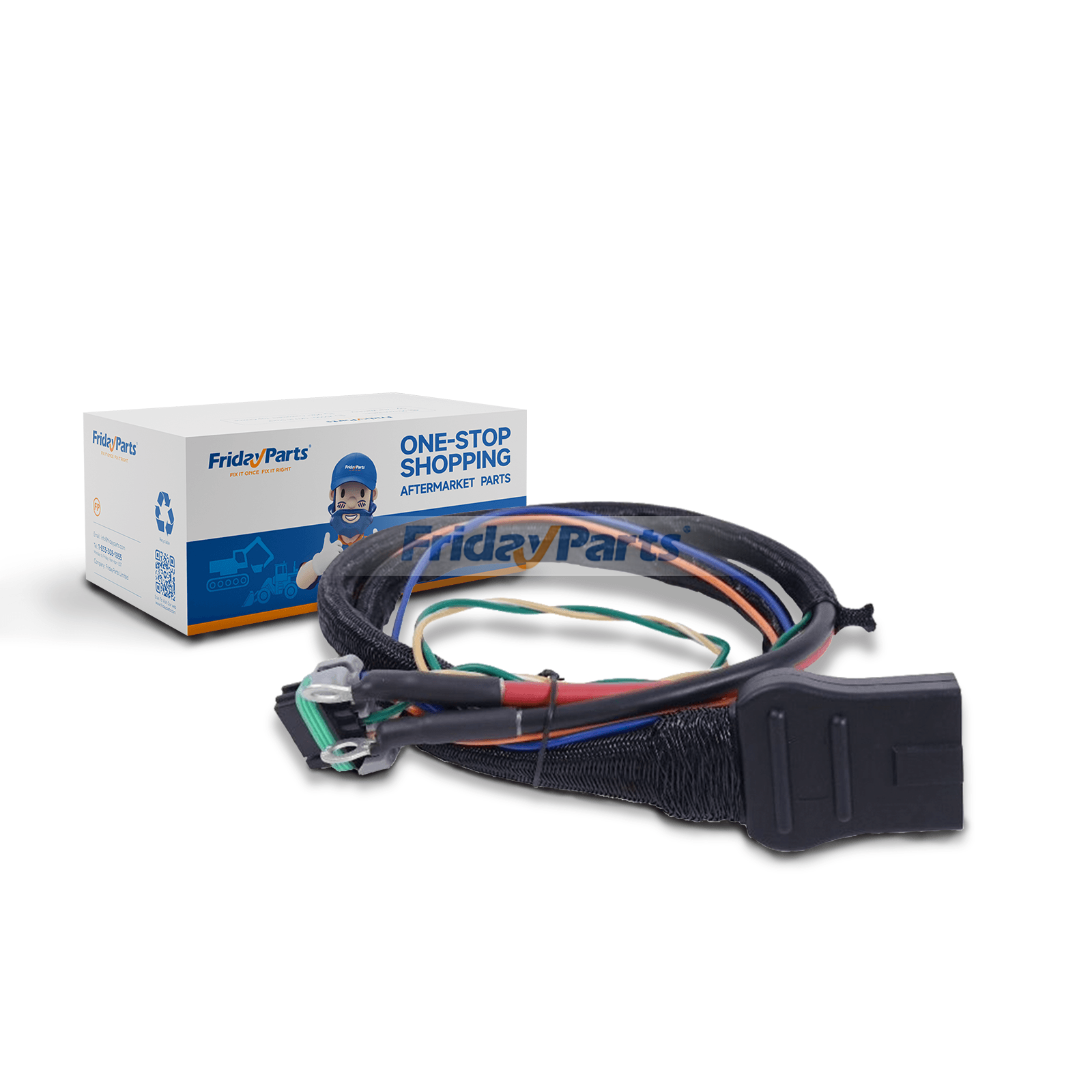 4 Pin Plow Side Battery Cable 42015 for Fisher Western SnowEx Blizzard Snowplow