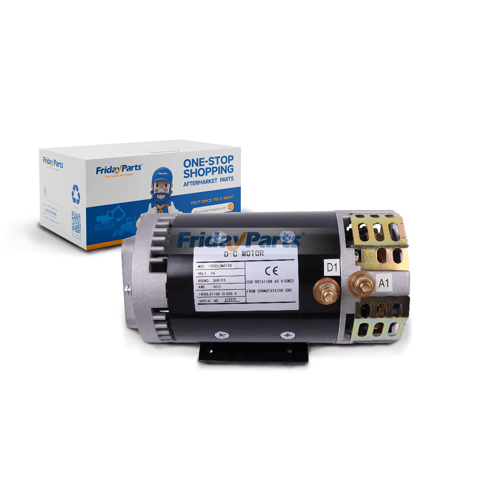 Moteur de pompe 24 V 105387GT pour Genie GR-08 GR-12 GR-15 GR-20 GRC-12 QS-12R QS-12W QS-15R QS-15W QS-20R QS-20W TZ-50/30