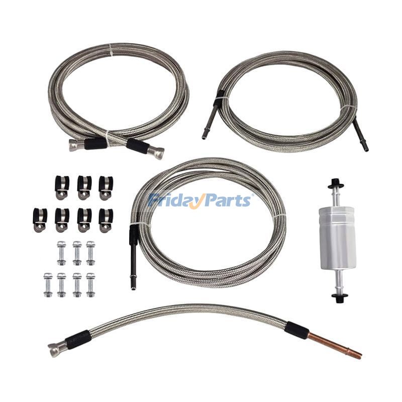Flexible Stainless Steel Braided Fuel Line Kit 819-840 for Chevrolet 1999-2003 Silverado 1500 GMC 1999-2003 Sierra 1500