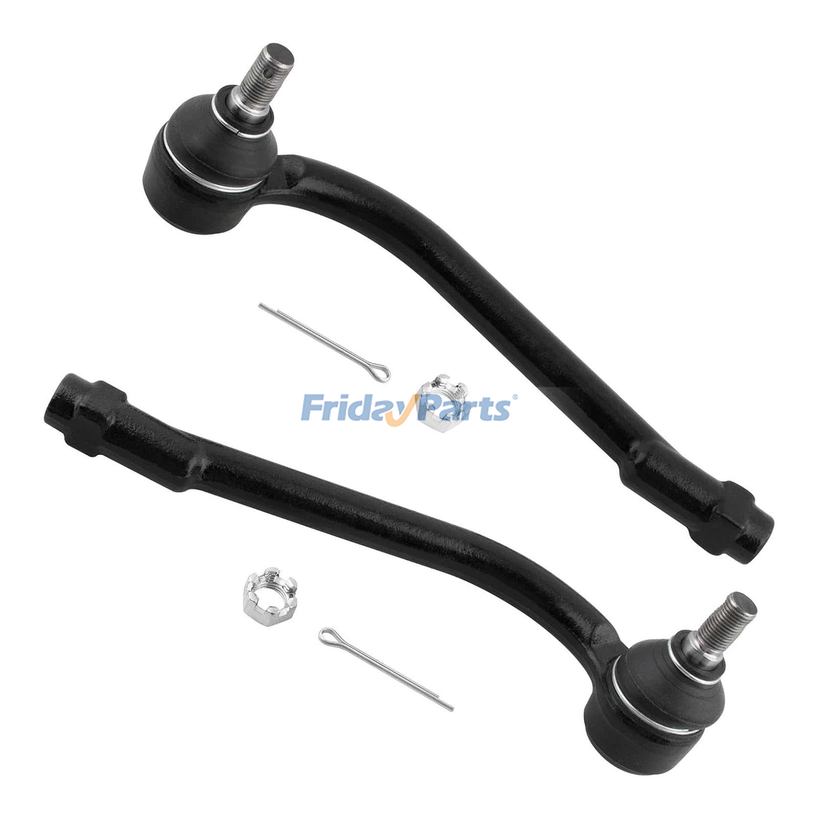1 Pair Front Steering Outer Tie Rod End ES800035 ES800055 for Hyundai Santa Fe Veracruz 2007-2012 Kia Sorento 2011-2013