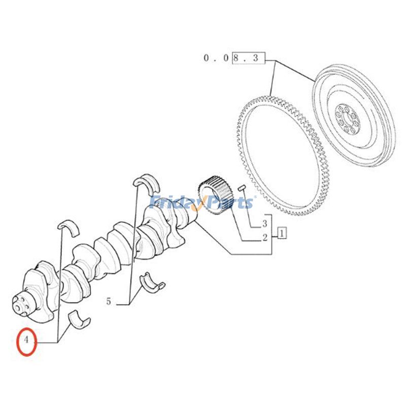 Main Bearing for Engine,Harvester,Off-Road Truck,Tractor
