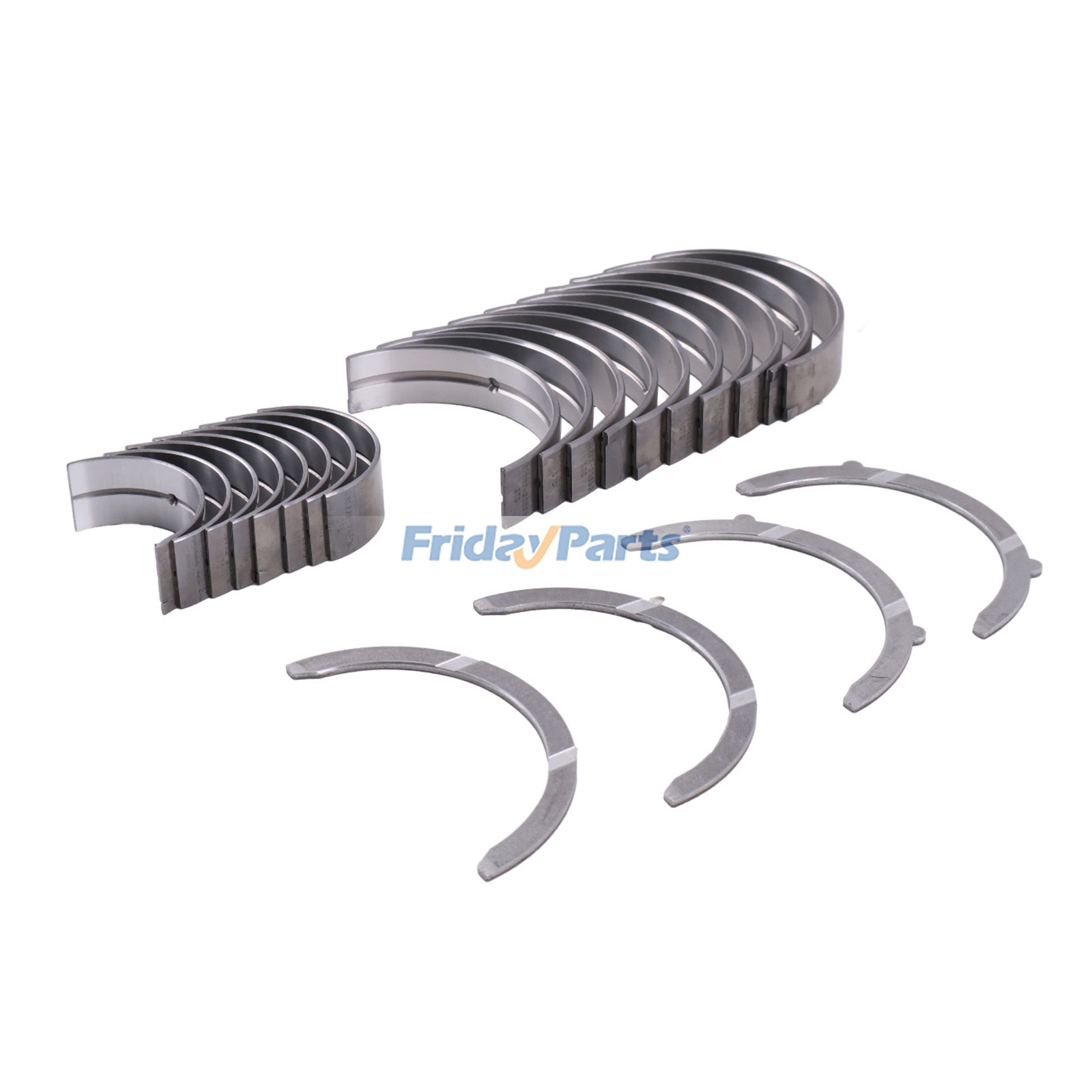 Compactor,Engine,Loader 1 Set Main Bearings & Con Rod Bearings & Thrust Washers