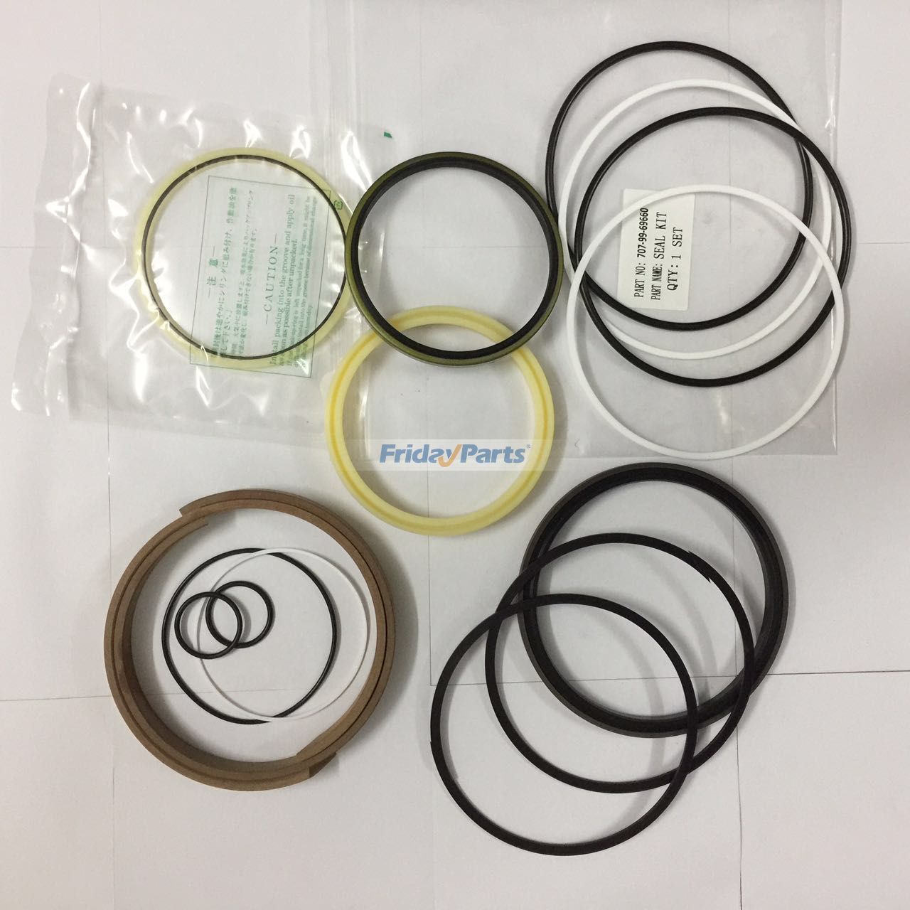 For Komatsu Excavator PC750-6 Bucket Cylinder Seal Kit 707-99-69660