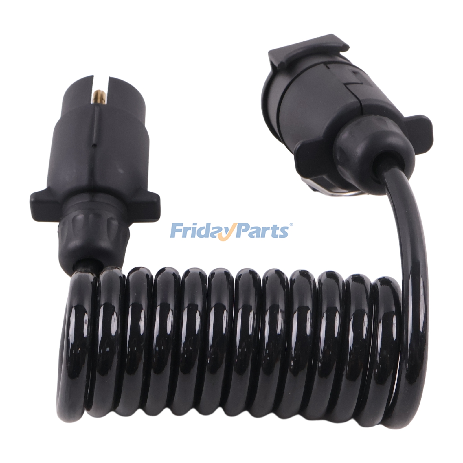 Honda用,Toyota用,Volkswagen用用2.0m 7ピン スパイラルトレーラー延長プラグ-ソケットケーブル EC1751 トヨタ フォルクスワーゲン フォード ホンダ用